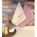 Çiçek Baskılı Mutfak Peçetesi-2'li Set